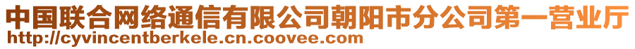 中國聯(lián)合網(wǎng)絡(luò)通信有限公司朝陽市分公司第一營業(yè)廳