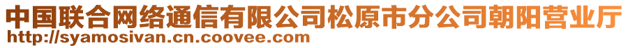 中國聯(lián)合網(wǎng)絡(luò)通信有限公司松原市分公司朝陽營業(yè)廳