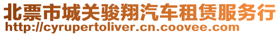 北票市城關(guān)駿翔汽車租賃服務(wù)行