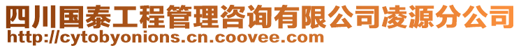 四川國(guó)泰工程管理咨詢有限公司凌源分公司