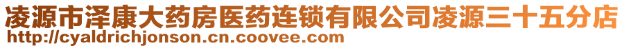 凌源市澤康大藥房醫(yī)藥連鎖有限公司凌源三十五分店