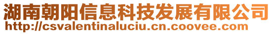 湖南朝陽信息科技發(fā)展有限公司