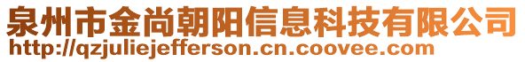 泉州市金尚朝陽信息科技有限公司