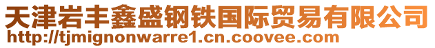 天津巖豐鑫盛鋼鐵國(guó)際貿(mào)易有限公司