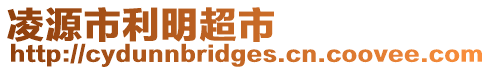 凌源市利明超市