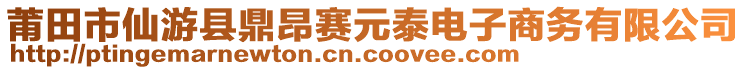 莆田市仙游縣鼎昂賽元泰電子商務(wù)有限公司