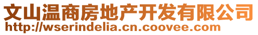 文山溫商房地產(chǎn)開發(fā)有限公司