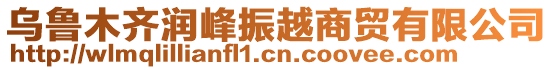 烏魯木齊潤峰振越商貿(mào)有限公司