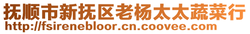 撫順市新?lián)釁^(qū)老楊太太蔬菜行