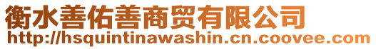 衡水善佑善商貿(mào)有限公司