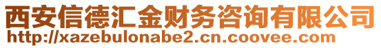 西安信德匯金財務(wù)咨詢有限公司