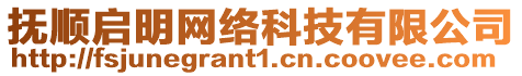 撫順啟明網(wǎng)絡(luò)科技有限公司