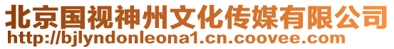 北京國視神州文化傳媒有限公司