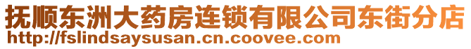 撫順東洲大藥房連鎖有限公司東街分店