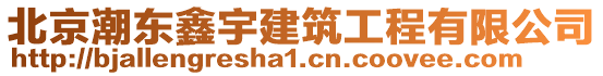 北京潮東鑫宇建筑工程有限公司