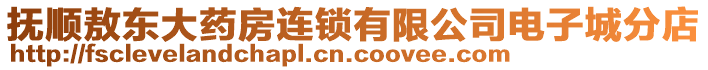 撫順敖東大藥房連鎖有限公司電子城分店