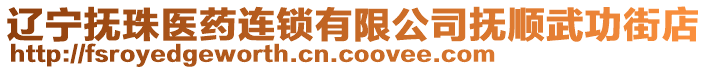 遼寧撫珠醫(yī)藥連鎖有限公司撫順武功街店