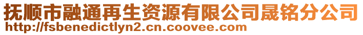 撫順市融通再生資源有限公司晟銘分公司