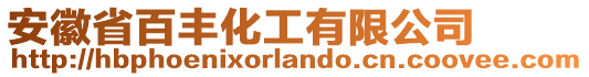 安徽省百豐化工有限公司