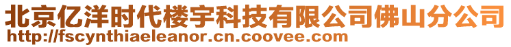 北京億洋時(shí)代樓宇科技有限公司佛山分公司