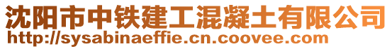 沈陽市中鐵建工混凝土有限公司