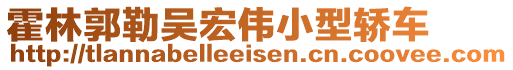 霍林郭勒吳宏偉小型轎車