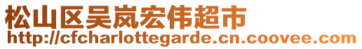 松山區(qū)吳嵐宏偉超市