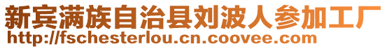 新賓滿族自治縣劉波人參加工廠