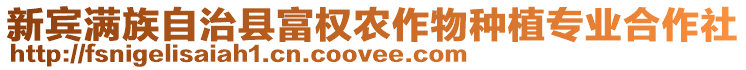 新賓滿族自治縣富權(quán)農(nóng)作物種植專業(yè)合作社