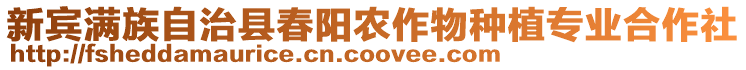 新宾满族自治县春阳农作物种植专业合作社