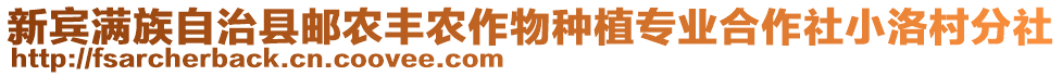 新賓滿族自治縣郵農(nóng)豐農(nóng)作物種植專業(yè)合作社小洛村分社