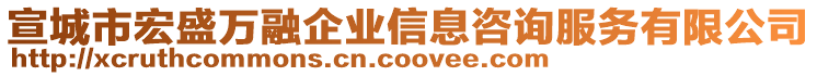 宣城市宏盛萬融企業(yè)信息咨詢服務有限公司