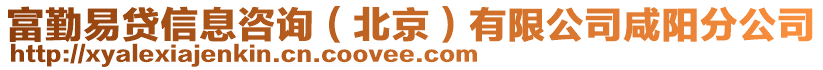 富勤易貸信息咨詢（北京）有限公司咸陽(yáng)分公司