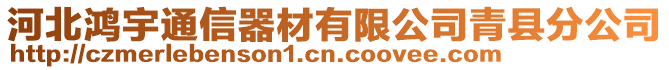 河北鴻宇通信器材有限公司青縣分公司