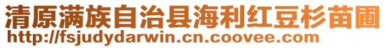 清原滿族自治縣海利紅豆杉苗圃