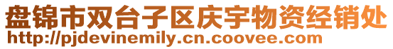 盤錦市雙臺子區(qū)慶宇物資經(jīng)銷處