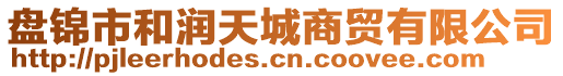 盤錦市和潤天城商貿(mào)有限公司