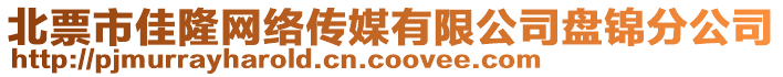 北票市佳隆網(wǎng)絡(luò)傳媒有限公司盤錦分公司