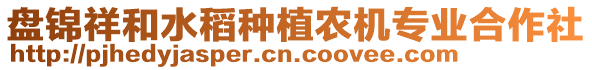 盤錦祥和水稻種植農(nóng)機(jī)專業(yè)合作社