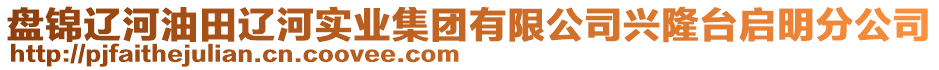 盤錦遼河油田遼河實(shí)業(yè)集團(tuán)有限公司興隆臺(tái)啟明分公司