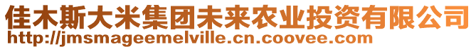 佳木斯大米集團(tuán)未來農(nóng)業(yè)投資有限公司