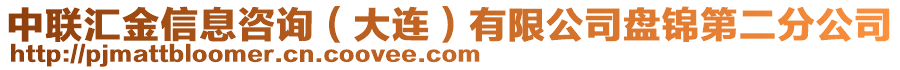 中聯(lián)匯金信息咨詢（大連）有限公司盤錦第二分公司