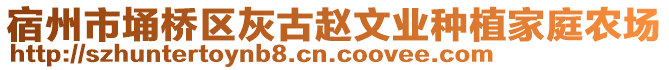 宿州市埇橋區(qū)灰古趙文業(yè)種植家庭農(nóng)場