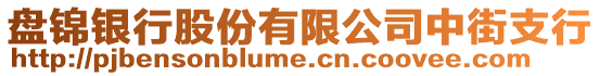 盤錦銀行股份有限公司中街支行