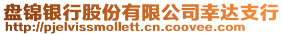 盤錦銀行股份有限公司幸達(dá)支行