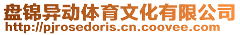 盤錦異動體育文化有限公司