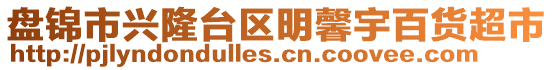 盤錦市興隆臺(tái)區(qū)明馨宇百貨超市