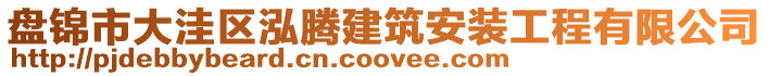 盤錦市大洼區泓騰建筑安裝工程有限公司
