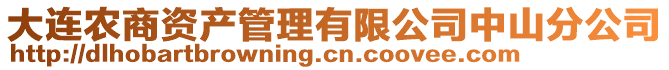 大連農(nóng)商資產(chǎn)管理有限公司中山分公司