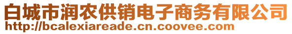 白城市潤農(nóng)供銷電子商務(wù)有限公司